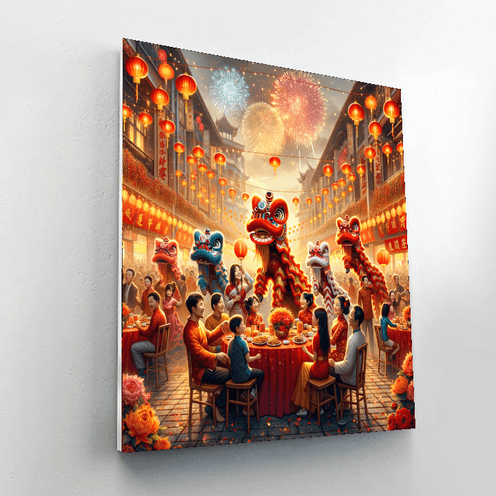 Chinese New Year Celebrations Paint By Numbers
