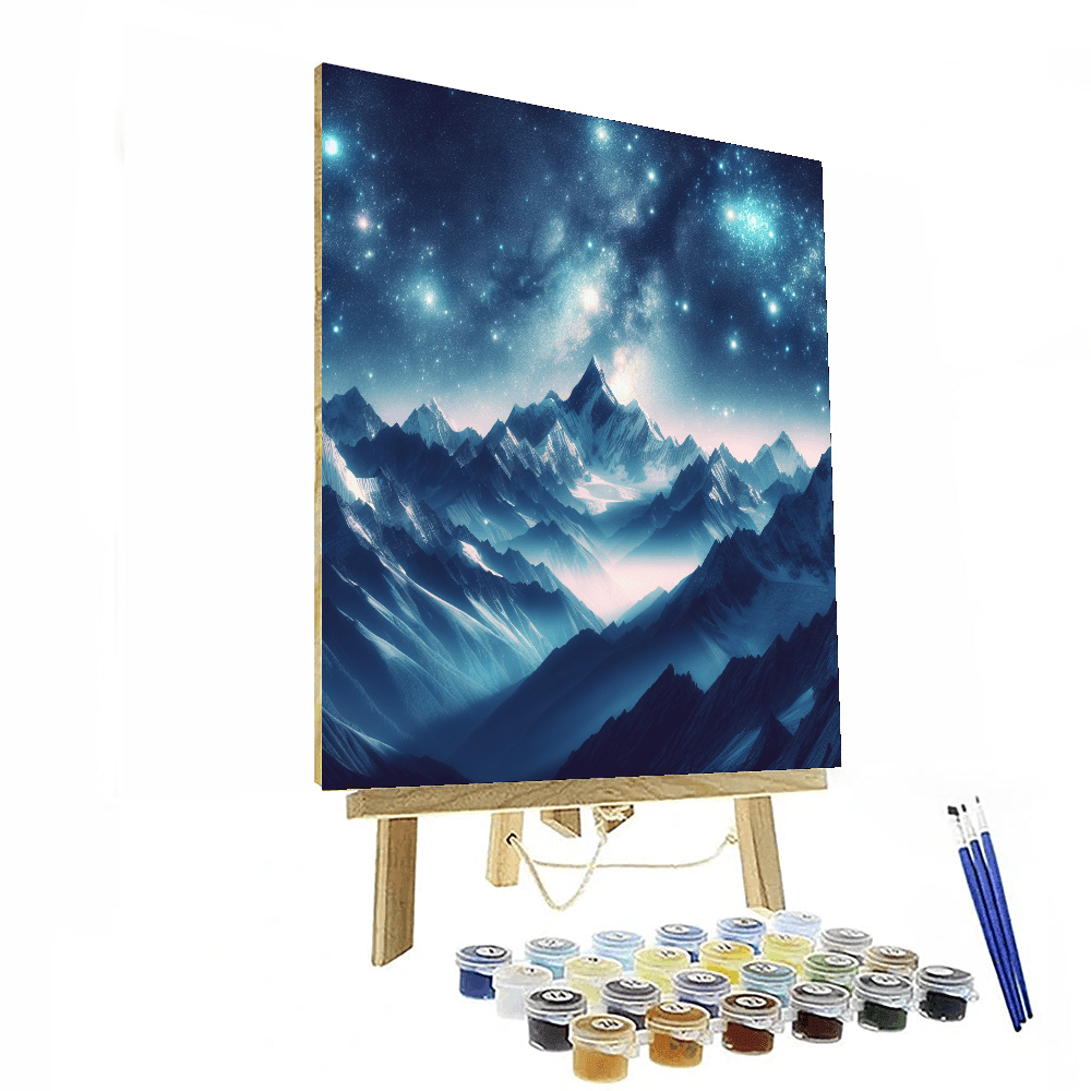 Celestial Mountain View Number Painting