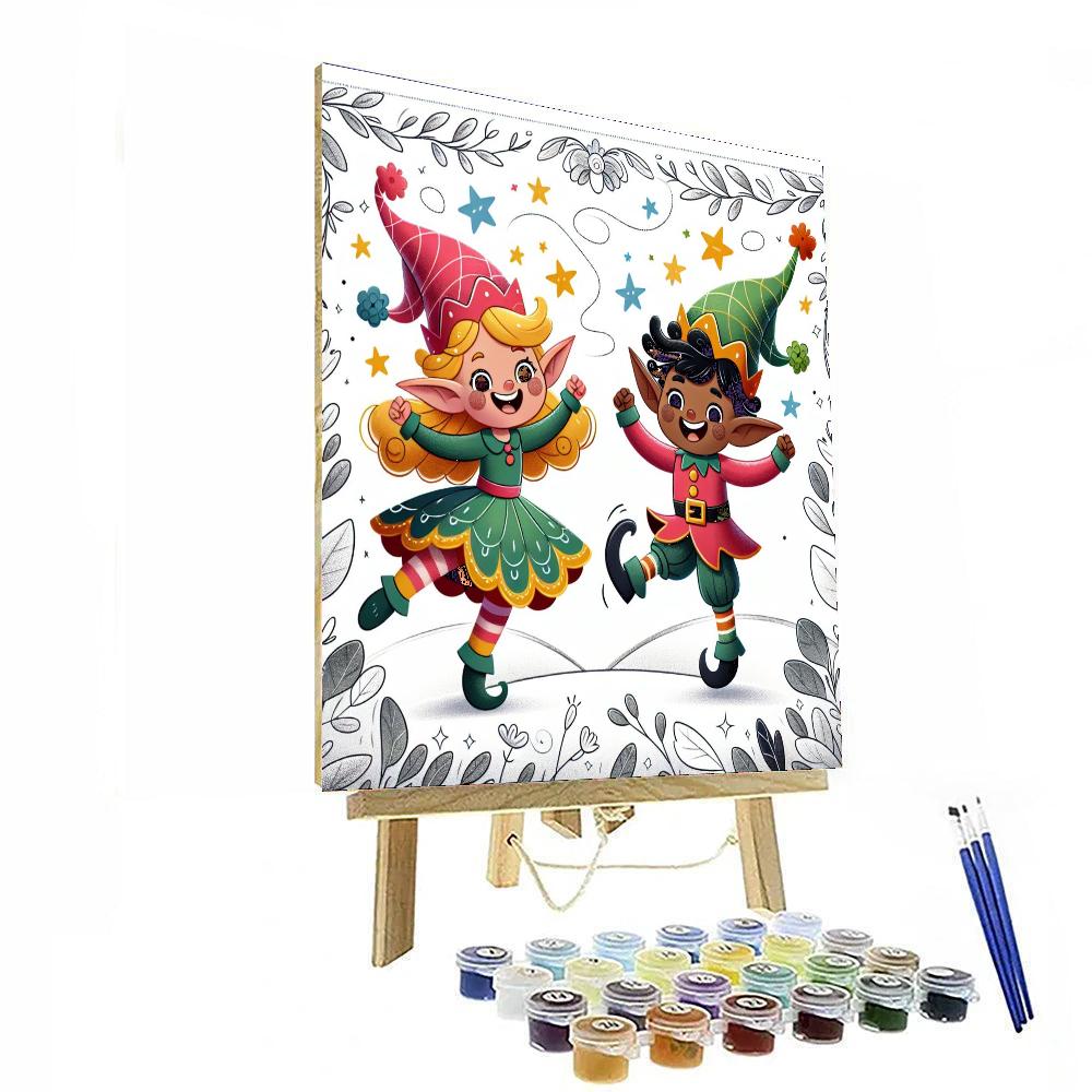 Energetic Elves Painting Number Kit