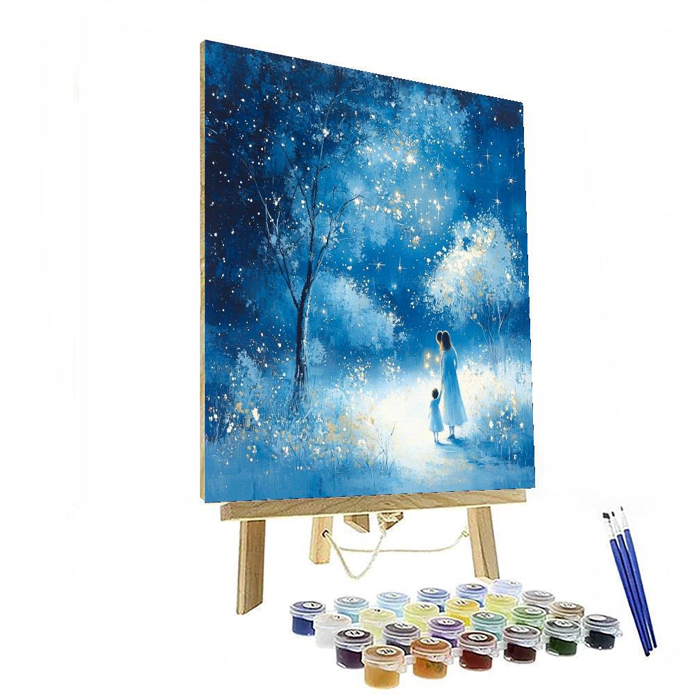 A Mother's Love Under The Stars Number Painting