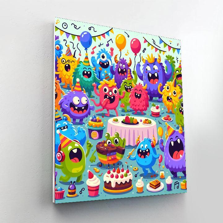 Silly Monster Mash Paint By Numbers Kits