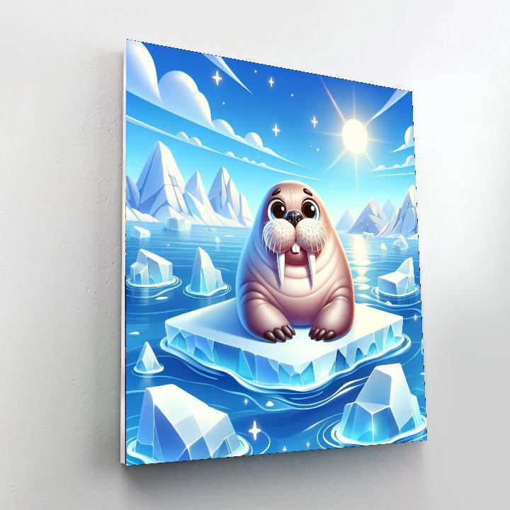 Wonderful Walrus Numbered Painting Kits