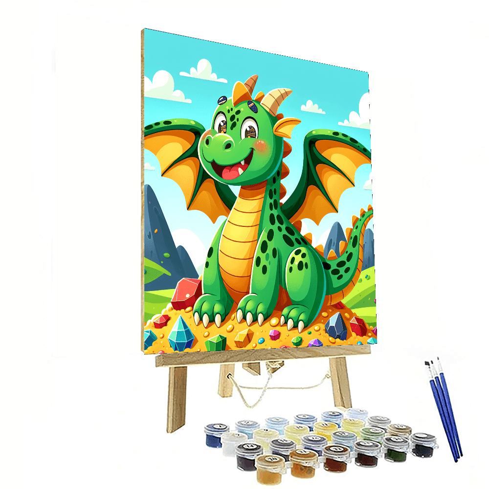 Bold Dragon Painting Number Kit