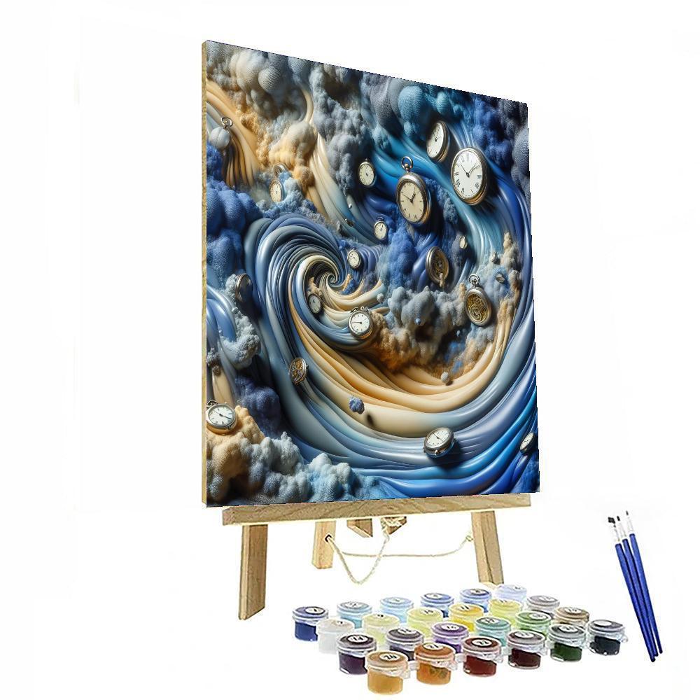 Surreal Time Warp Painting By Numbers Kit