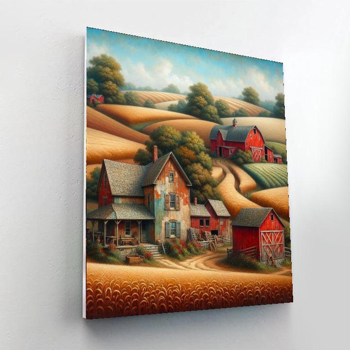 Vintage Country Farmhouse Paint By Color