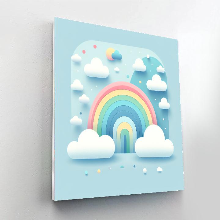 Dreamy Cloud Land Numbered Painting Kits