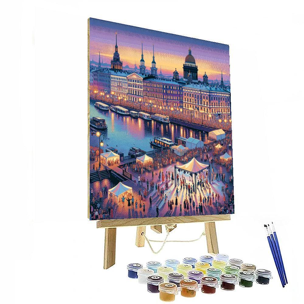 The White Night - Russia Paint By Numbers Art