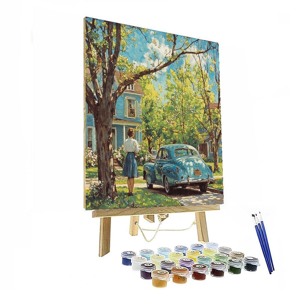 Norman Rockwell Inspired Nostalgic Americana  Paint By Numbers