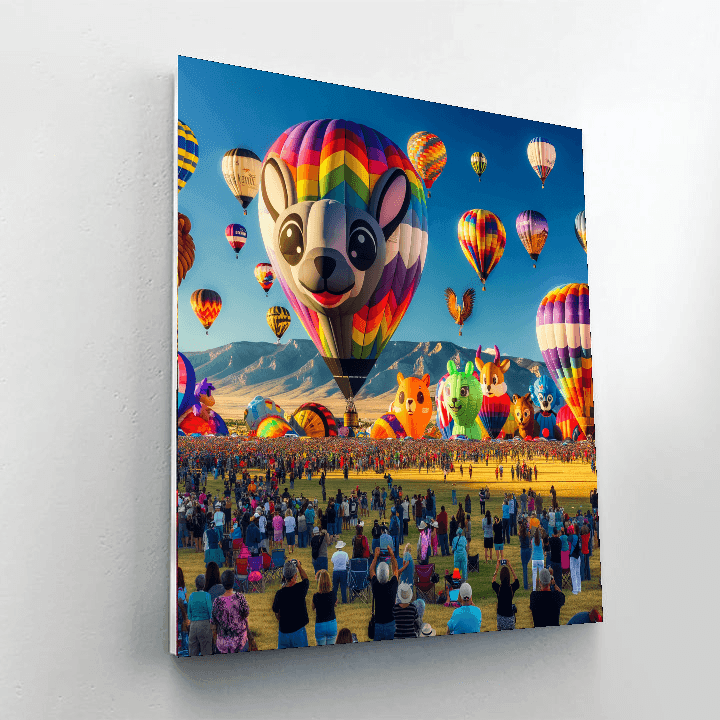 Albuquerque International Balloon Fiesta - Albuquerque Number Painting