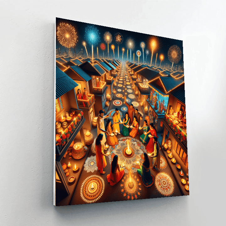 Diwali Festival - India Paint By Number