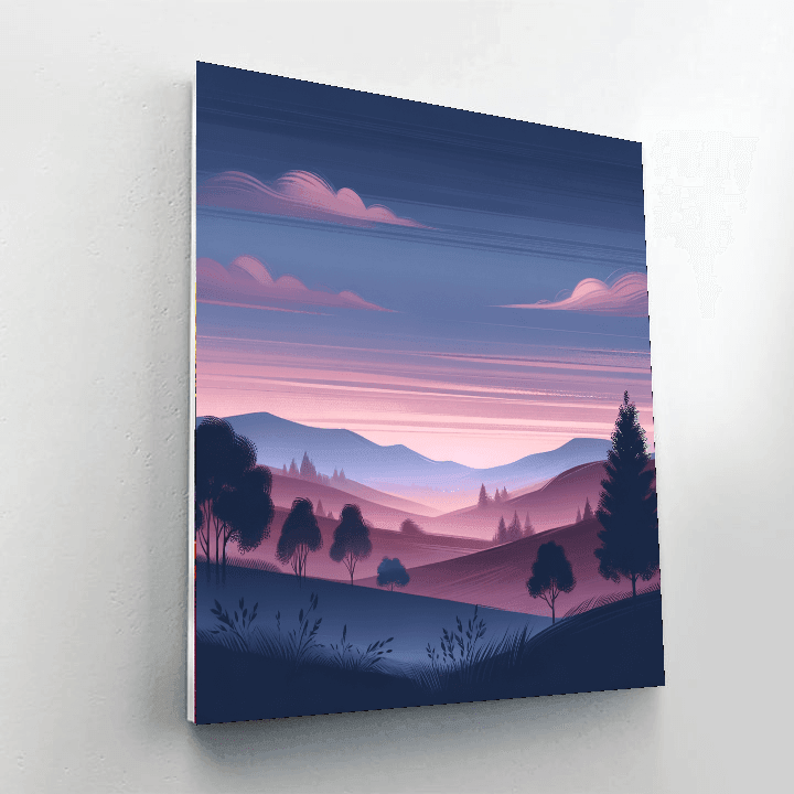 Twilight Serenity Number Painting