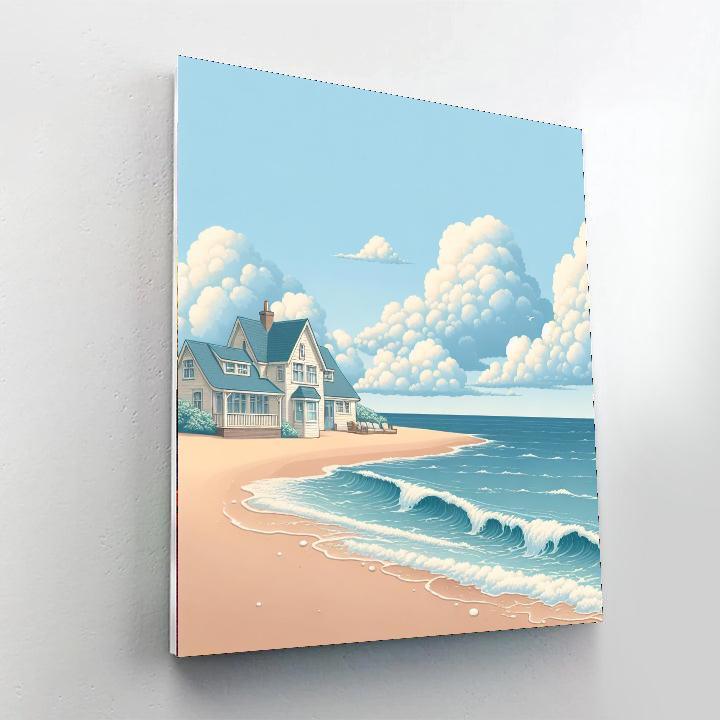 Seaside Cottage Retreat DIY Paint By Numbers