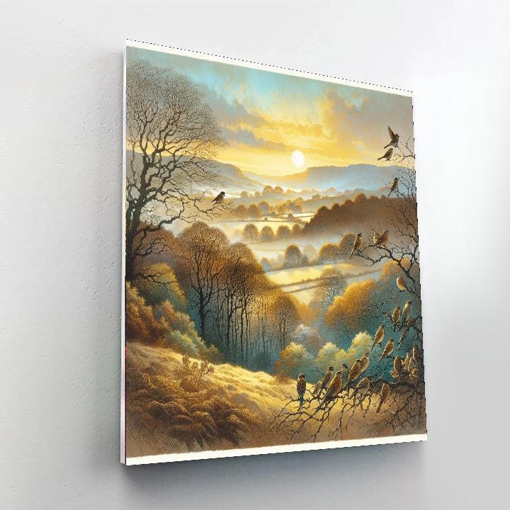 Birdsong Morning Bliss Painting By Numbers Kit