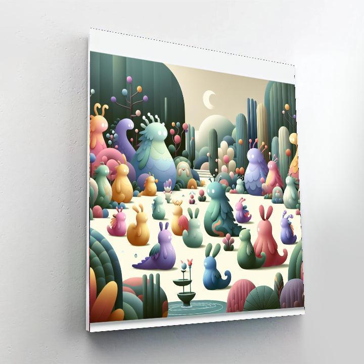 Secret Garden Gathering Painting Number Kit