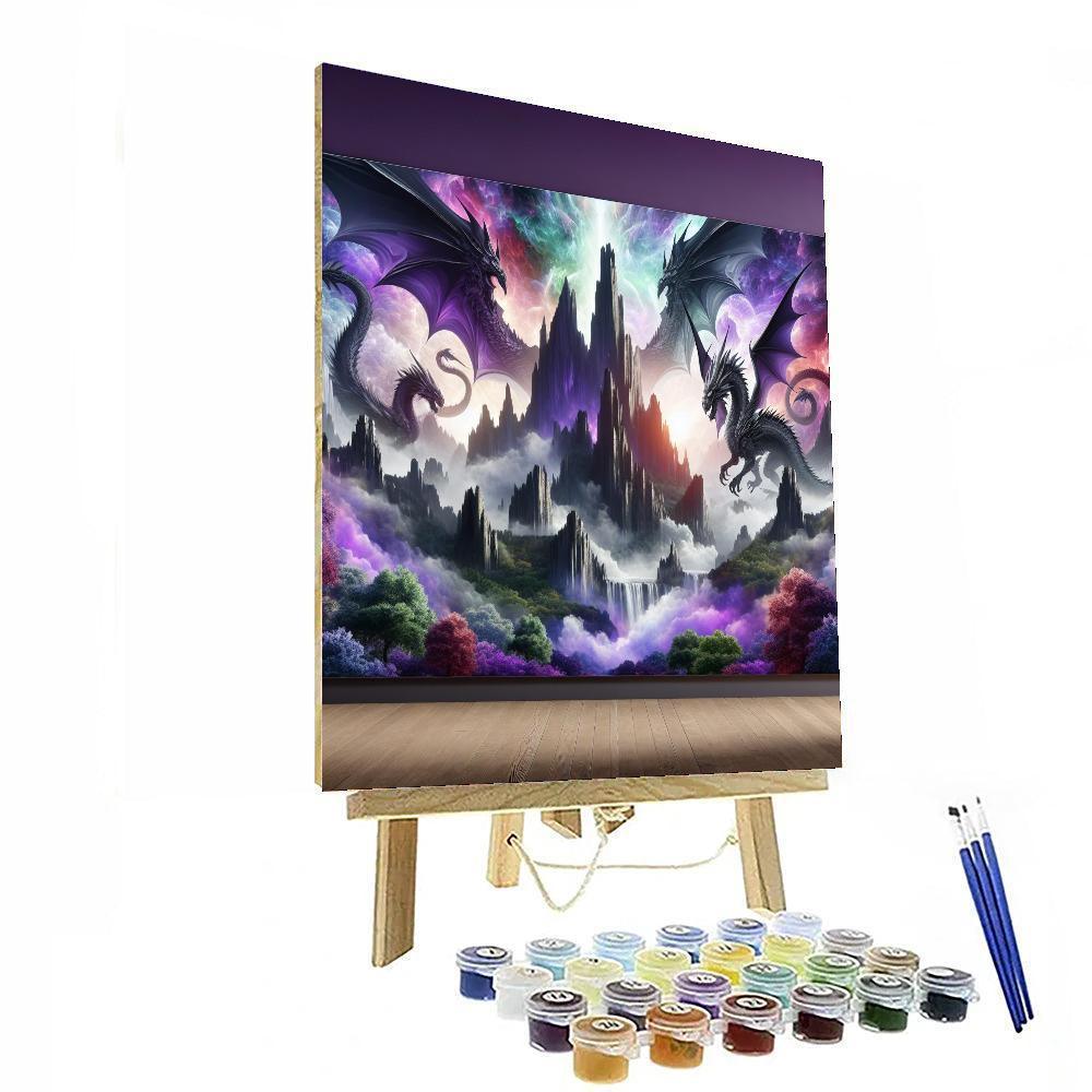 Dragon Mystical Realm DIY Paint By Numbers