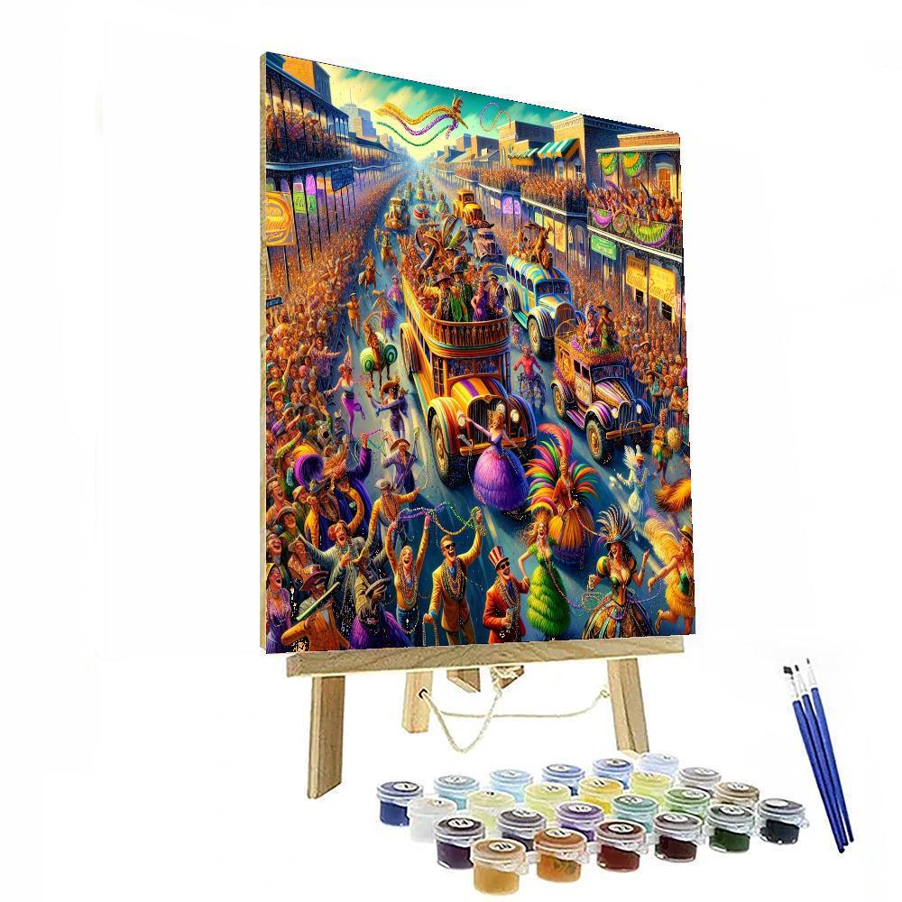 Mardi Gras - New Orleans, Louisiana, Usa Paint By Number