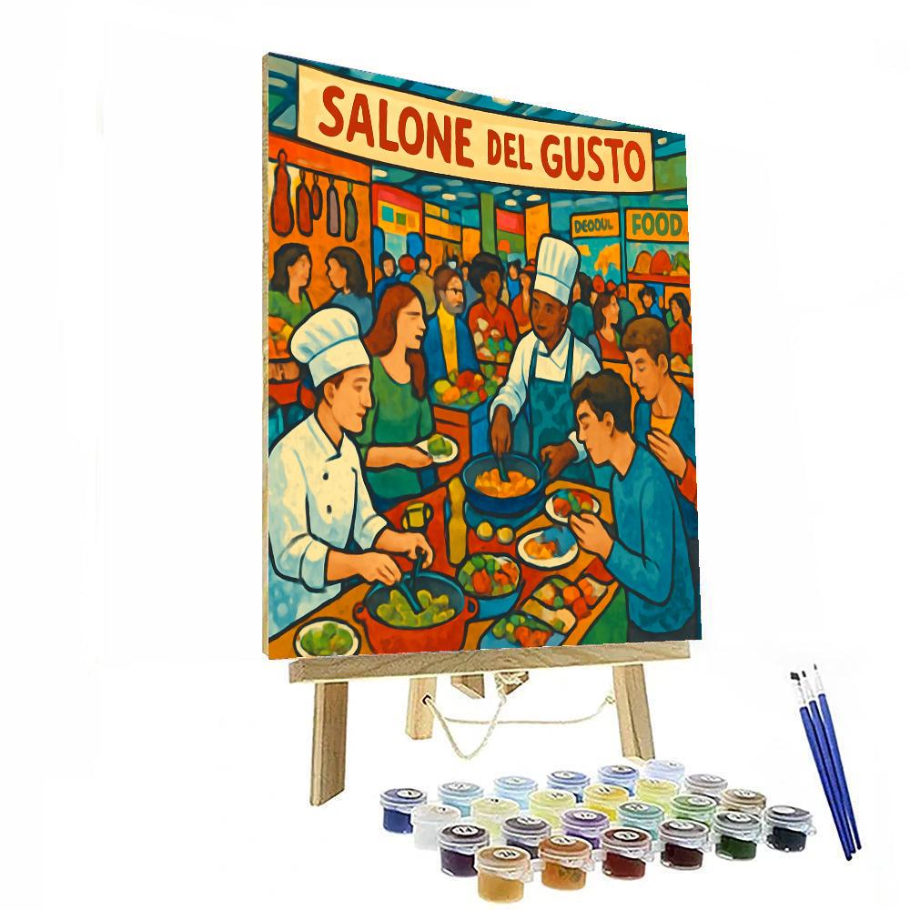 Salone Del Gusto DIY Paint By Numbers