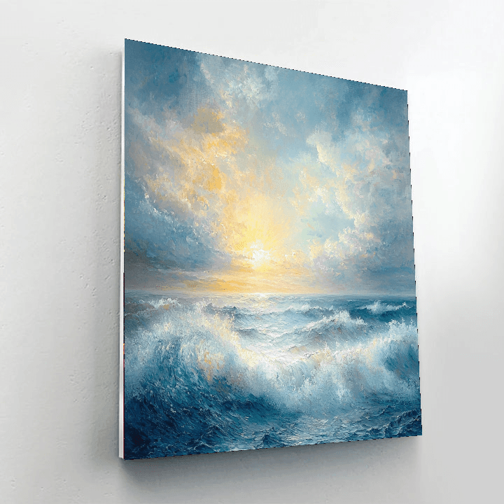 J.M.W. Turner Inspired Mystic Seascape  Paint By Numbers