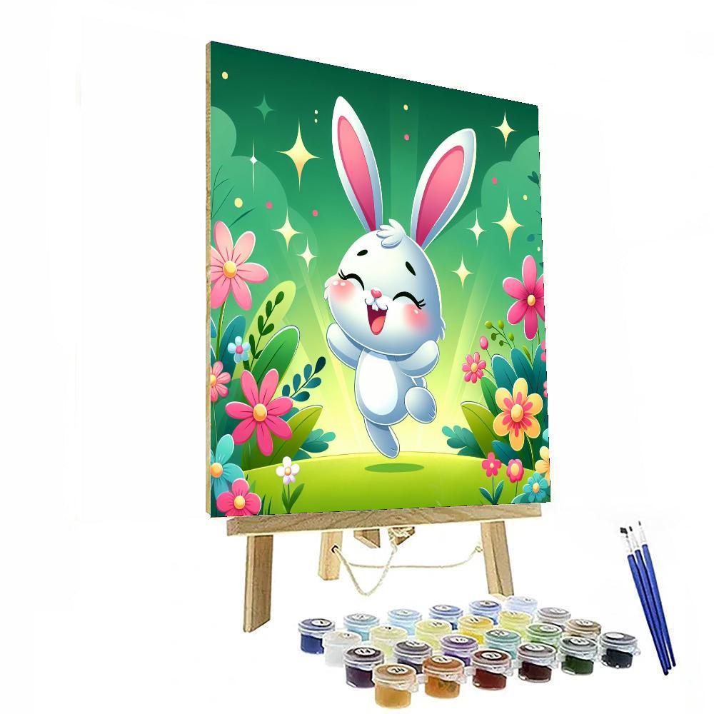Bouncing Bunny Garden Paint By Numbers Kits