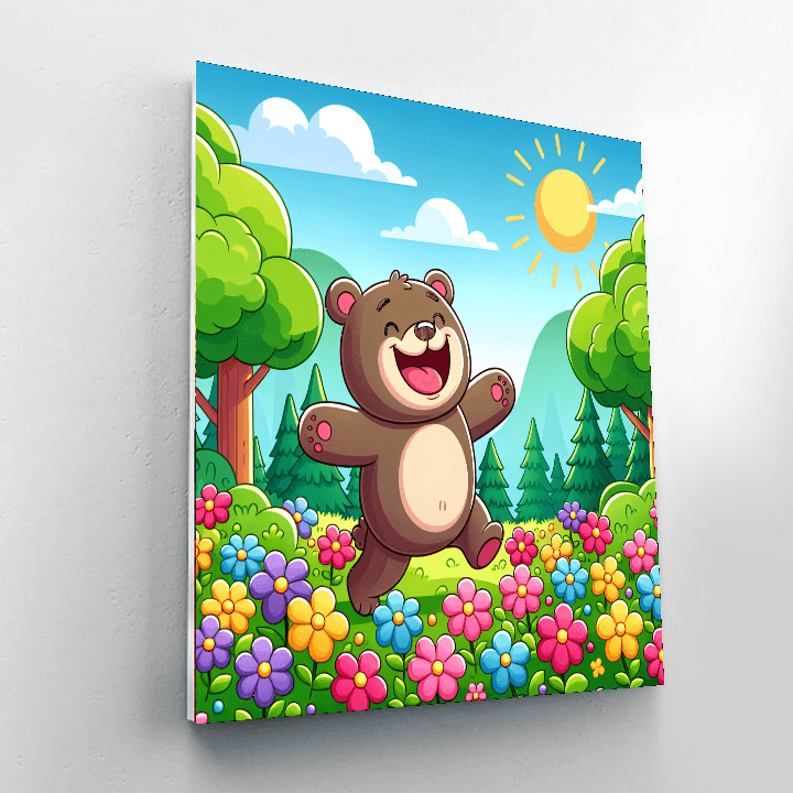 Brave Little Bear Paint By Number