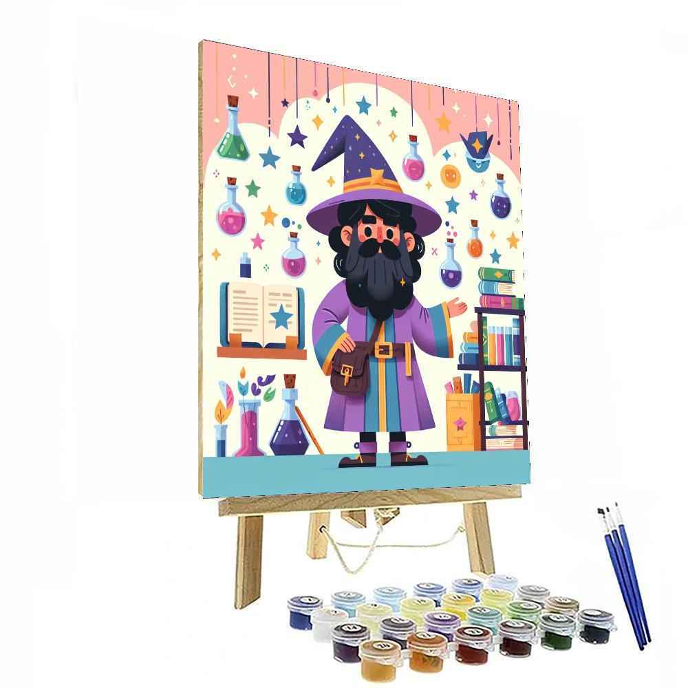 Fantasy Wizard's Workshop DIY Paint By Numbers