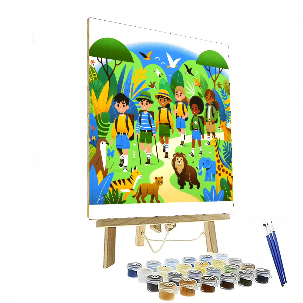 Wild Jungle Expedition Numbered Painting Kits