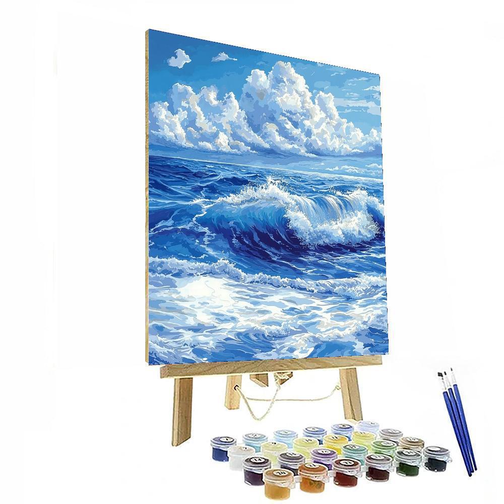 Michelangelo Inspired Ocean's Grace  Paint By Color