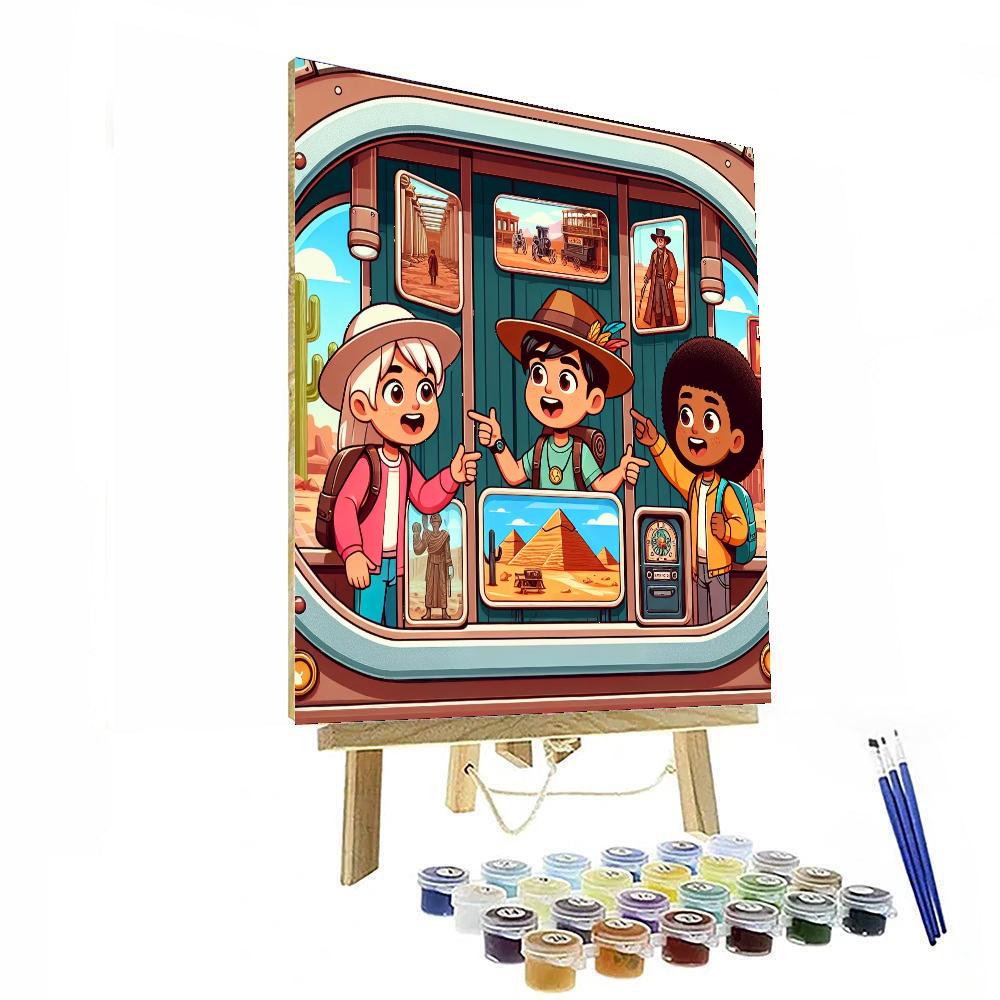 Time Travelers' Odyssey Numbered Painting Kits