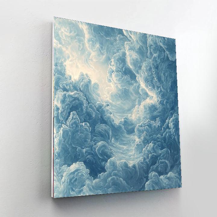 Leonardo Da Vinci Inspired Echoes Of The Sky  Paint By Numbers Art