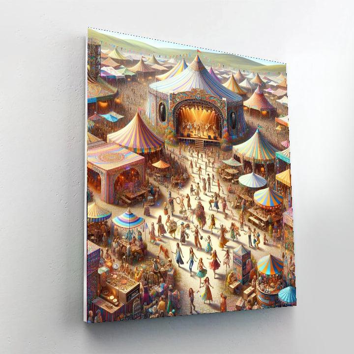 The Sziget Festival Paint By Color