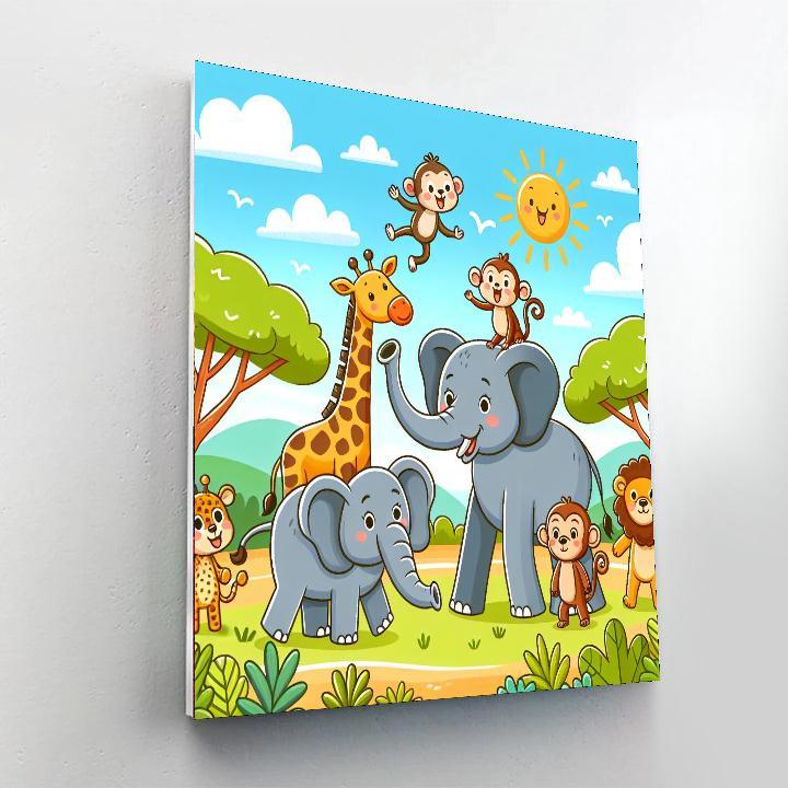 Charming Creature Safari Paint By Numbers Kits
