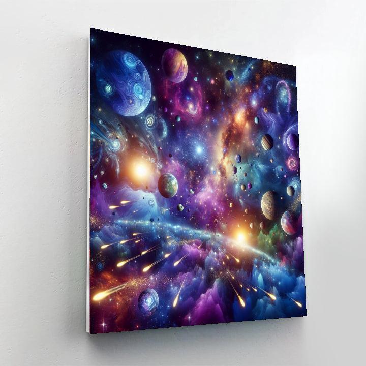 Cosmic Fantasy Journey Paint By Number