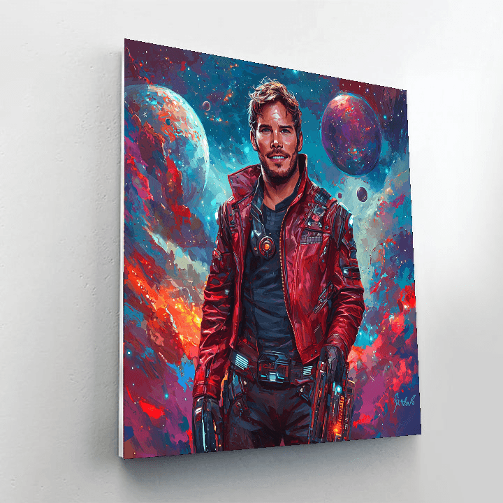 Chris Pratt: Adventures With The Galactic Star-lord Paint By Numbers