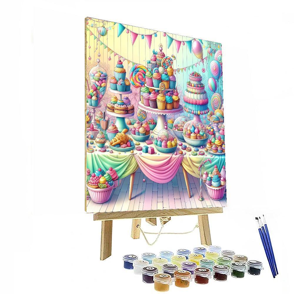 Delightful Sweet Treats Paint By Numbers Art