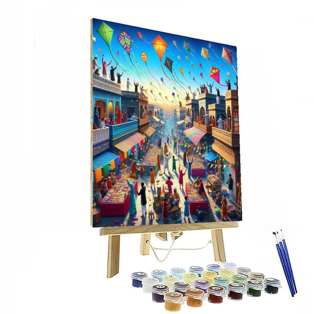 Kite Festival Of Jaipur Paint By Numbers