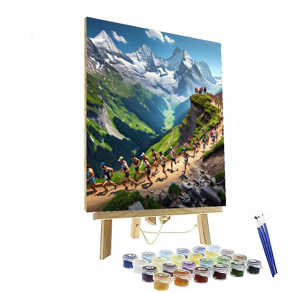 Jungfrau Marathon - Interlaken Paint By Color
