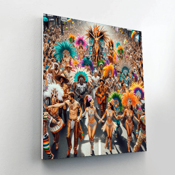 Carnaval De Barranquilla - Barranquilla Paint By Color