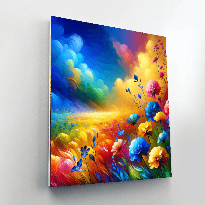 Summer Meadow Dance DIY Paint By Numbers