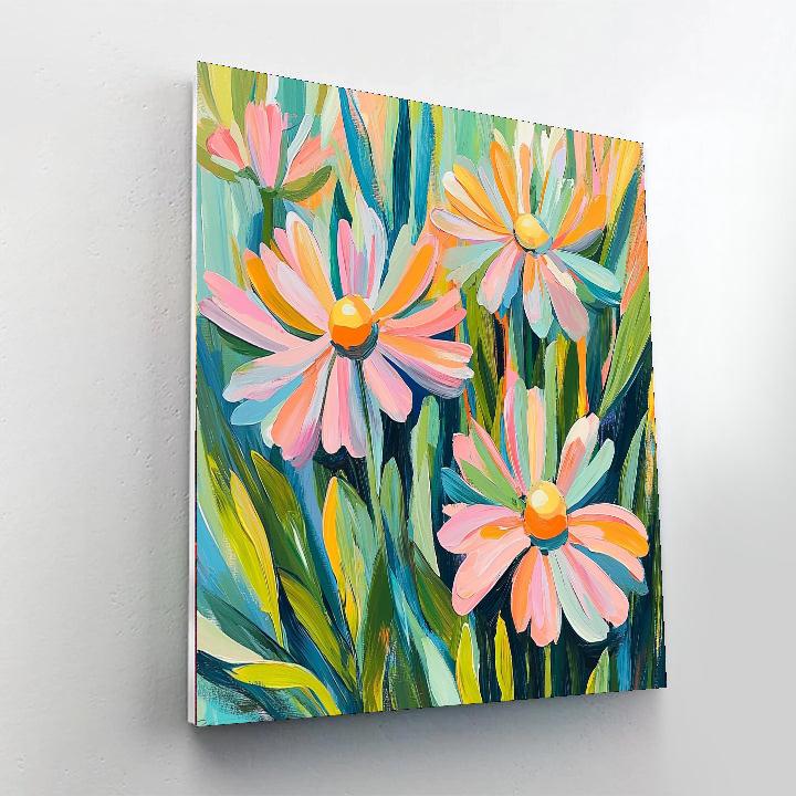 Paul Cézanne Inspired Whimsical Blossom Hues  Paint By Numbers Art