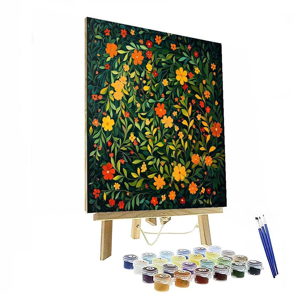 Frida Kahlo Inspired Eternal Cycle Of Life  Paint By Number