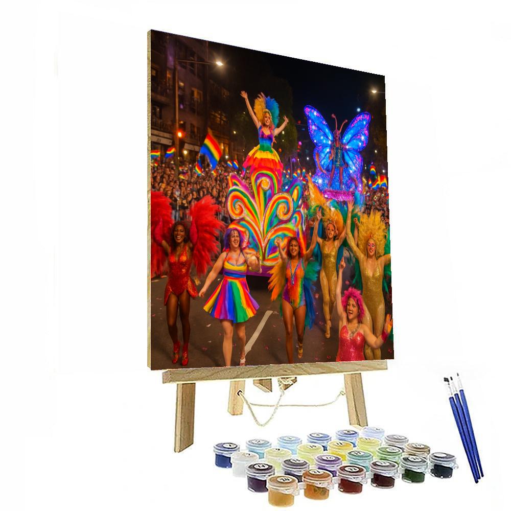 Sydney Mardi Gras Painting Number Kit