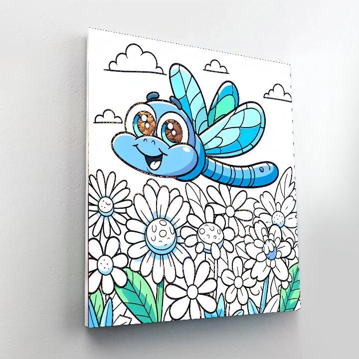 Joyful Dragonfly DIY Paint By Numbers