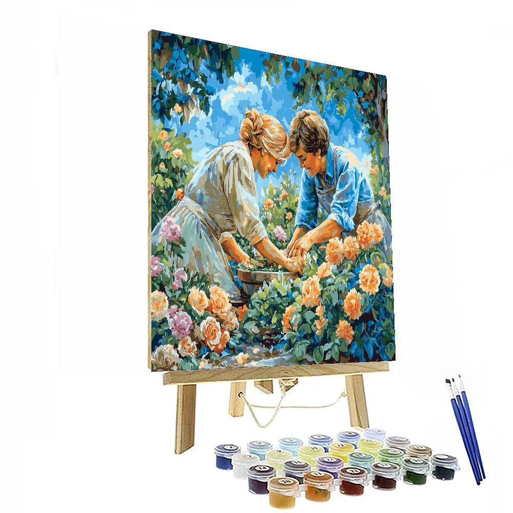 Mom's Garden Of Love Paint By Number