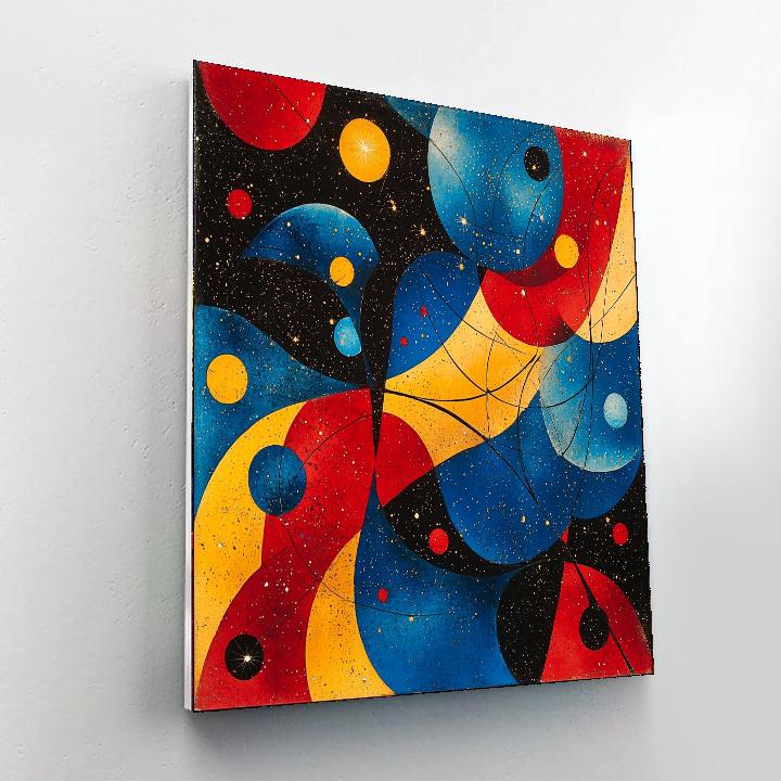 Joan Miró Inspired Stellar Abstraction  Paint By Numbers Art