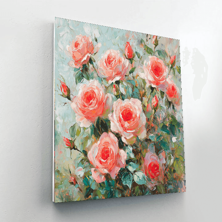 Pierre-Auguste Renoir Inspired Timeless Roses  Paint By Numbers Art