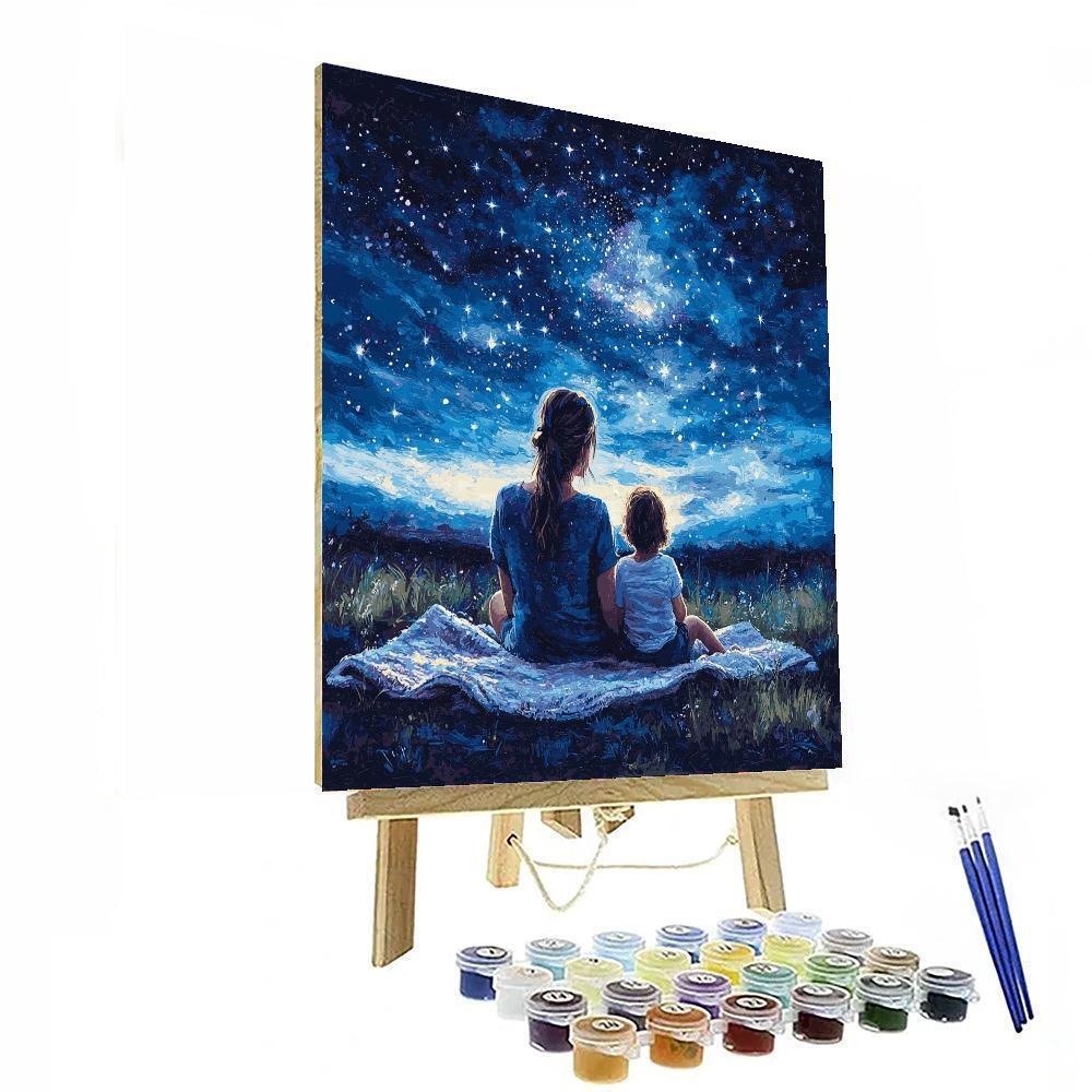 Moonlight Whisper Number Painting
