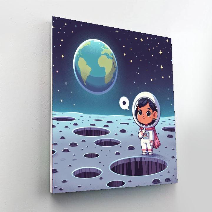 Lunar Light Adventure Painting Number Kit