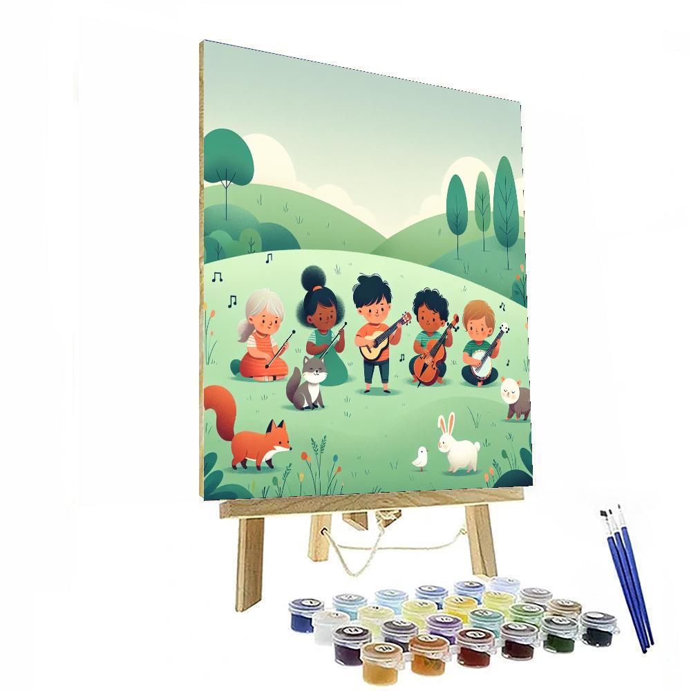 Harmonious Hillside Harmonies Numbered Painting Kits