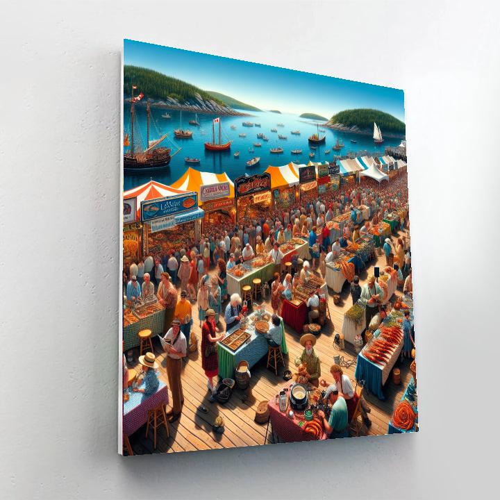 The Festival Of Seas - Canada Painting By Numbers Kit