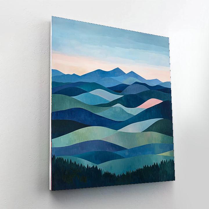 Paul Cézanne Inspired Horizon’s Embrace  Painting By Numbers Kit